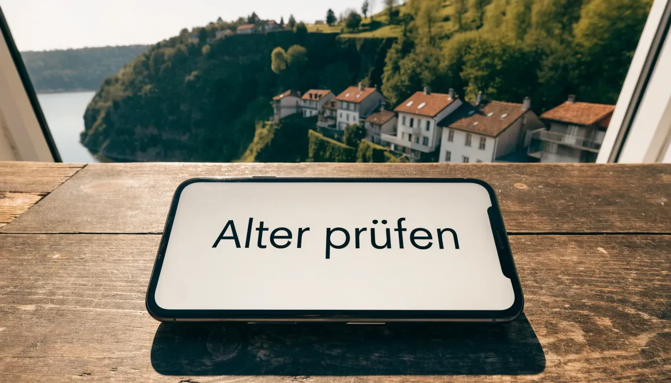 Ein Tessiner Dorf mit Steinhäusern an einem Hang über einem See im Licht des Nachmittags, auf den Gassen ist niemand zu sehen.