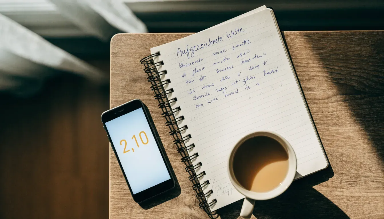 Ein Lesesessel mit Wolldecke steht neben einem Bücherregal und einer Stehlampe, auf dem Tisch eine Teetasse.